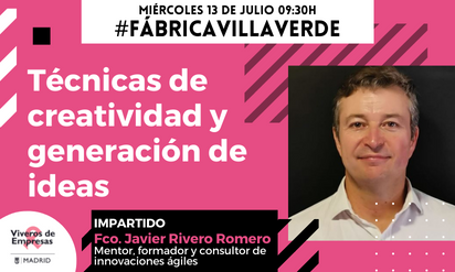 #FábricaVillaverde: Técnicas de creatividad y generación de ideas