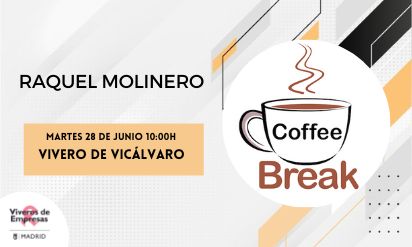 invitación coffee break Raquel Molinero
