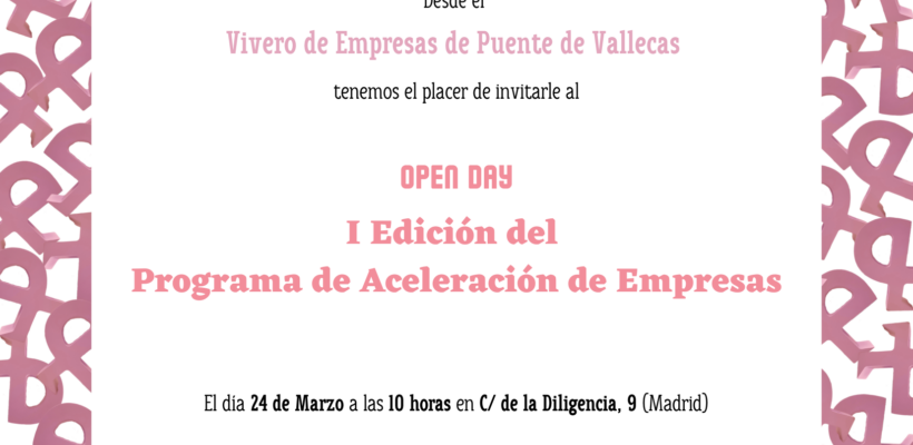 Invitación Open Day