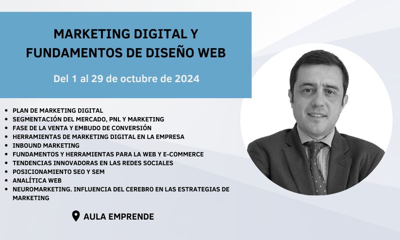 Curso Marketing digital y fundamentos de diseño web